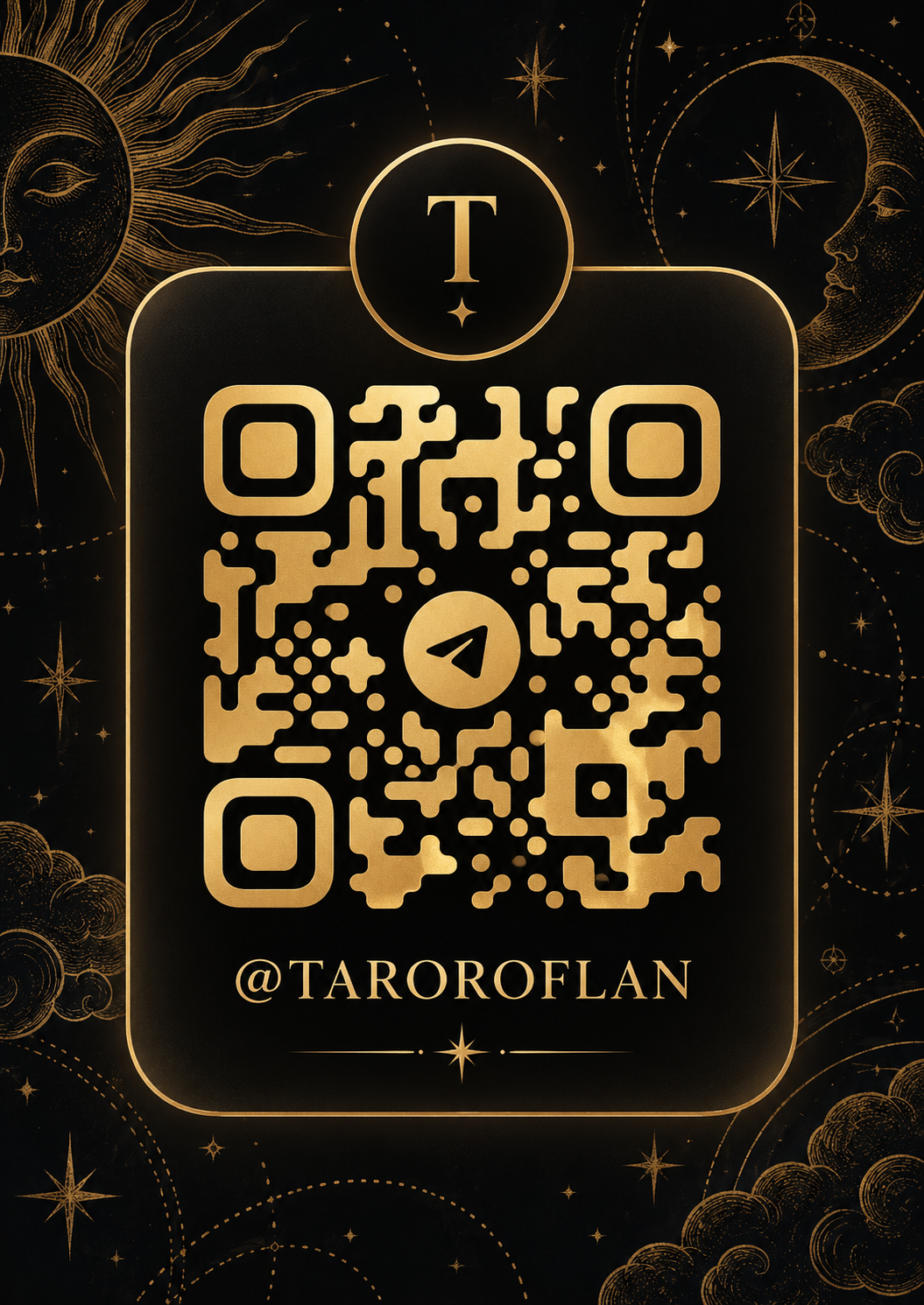 QR-код канала Таро Рофлан в Telegram